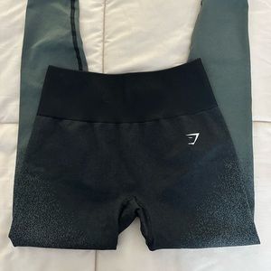 Gymshark black ombre leggings